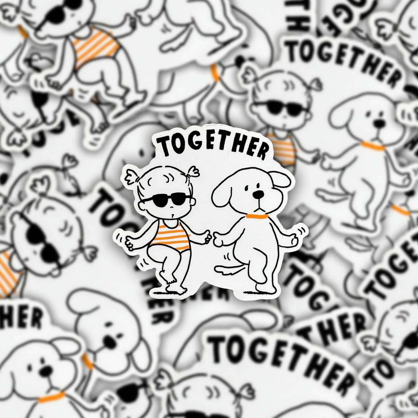 TOGETHER ダンスステッカー