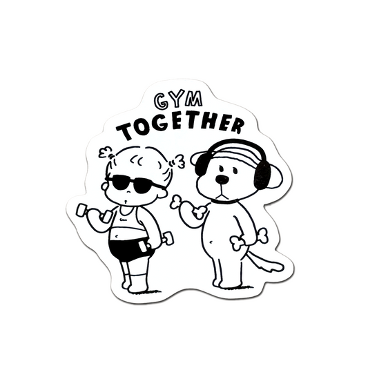 GYM TOGETHER  ダンベルステッカー