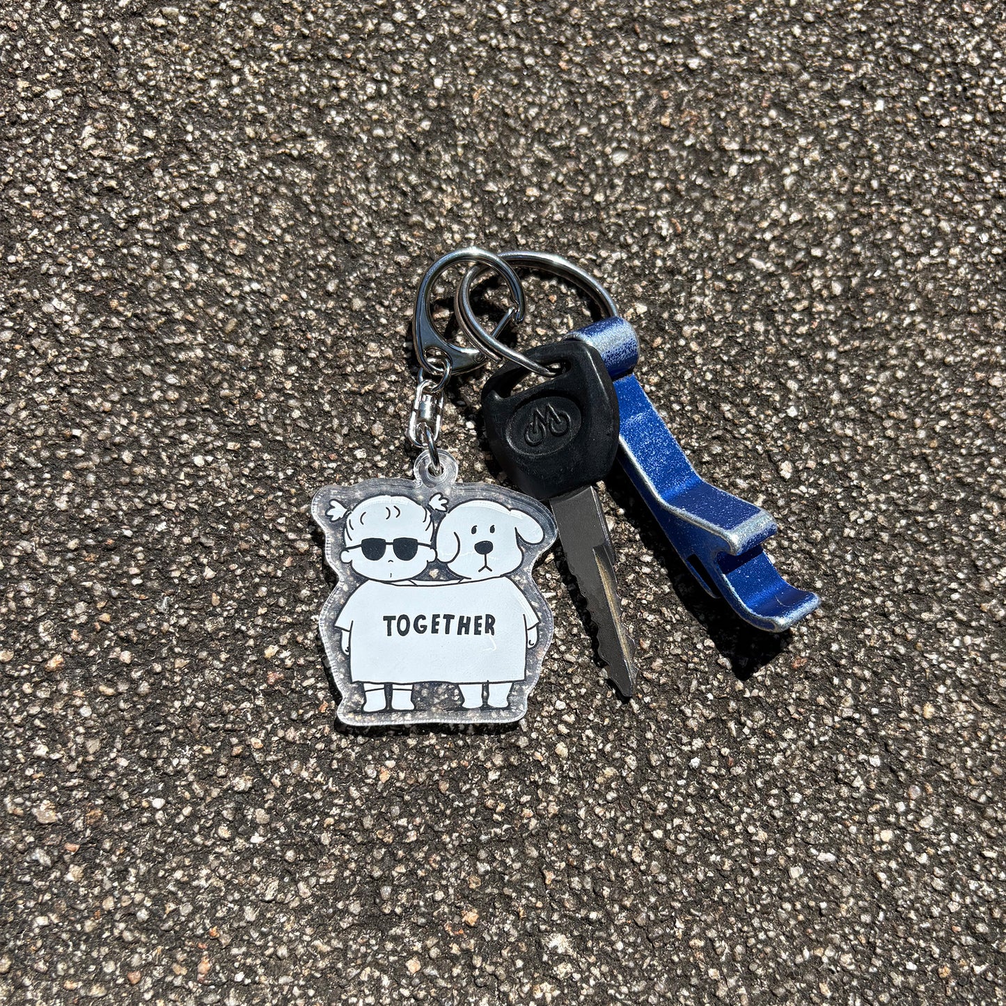 TOGETHER ペアTシャツキーホルダー
