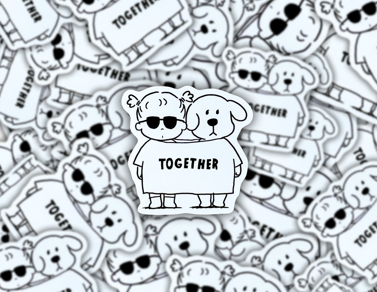 TOGETHER  ペアTシャツステッカー