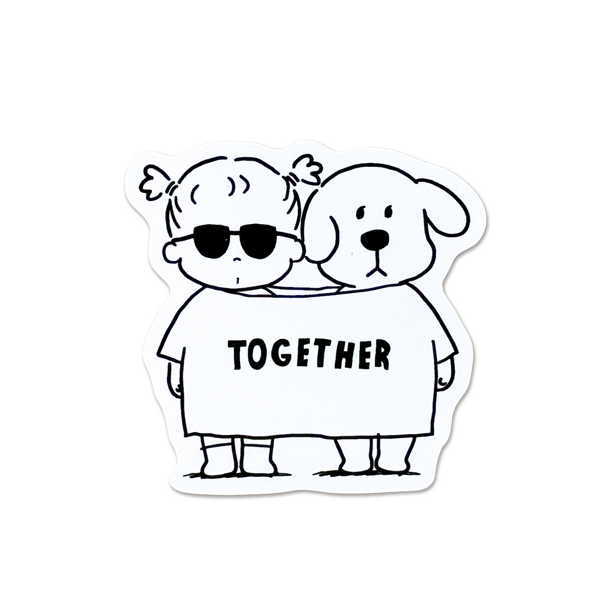 TOGETHER  ペアTシャツステッカー