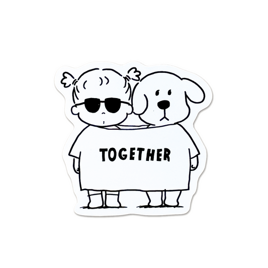 TOGETHER  ペアTシャツステッカー