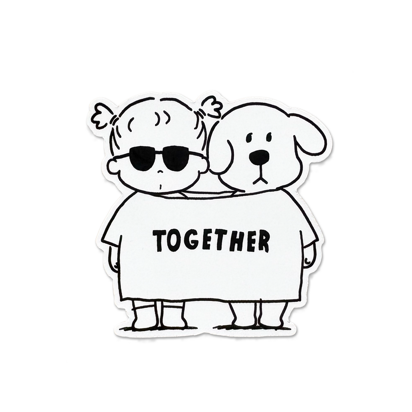 TOGETHER  ペアTシャツステッカー