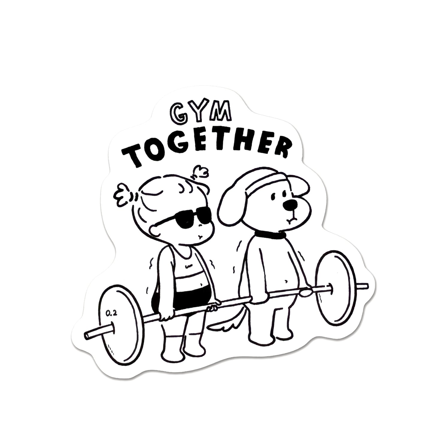 GYM TOGETHER デッドリフトステッカー