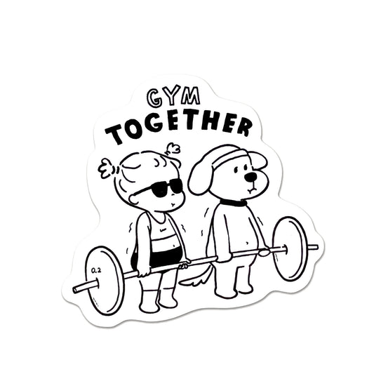 GYM TOGETHER デッドリフトステッカー