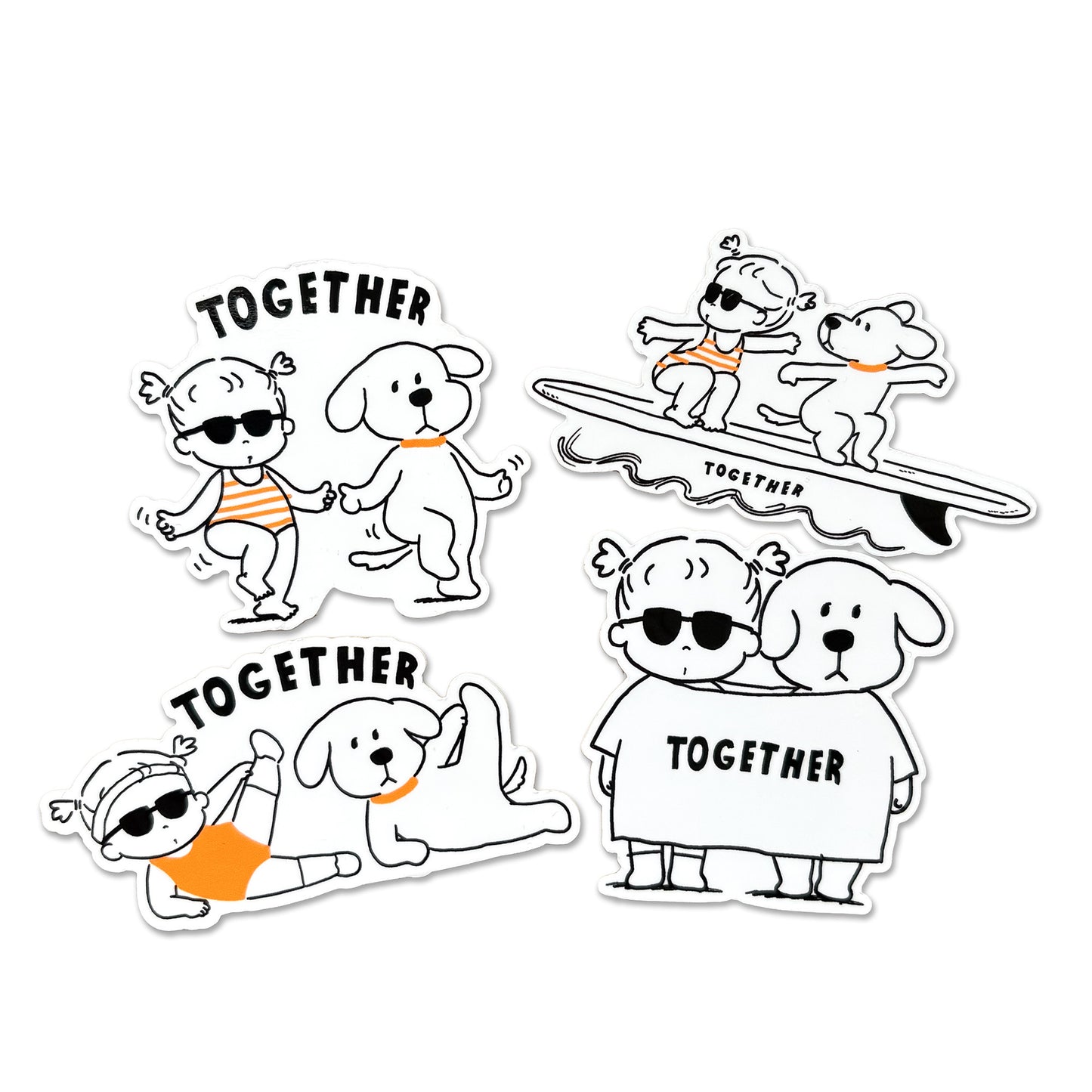 TOGETHER  ステッカー4枚セット