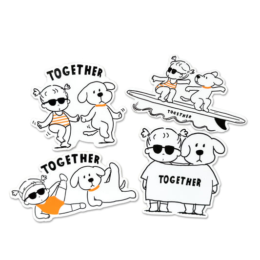 TOGETHER  ステッカー4枚セット