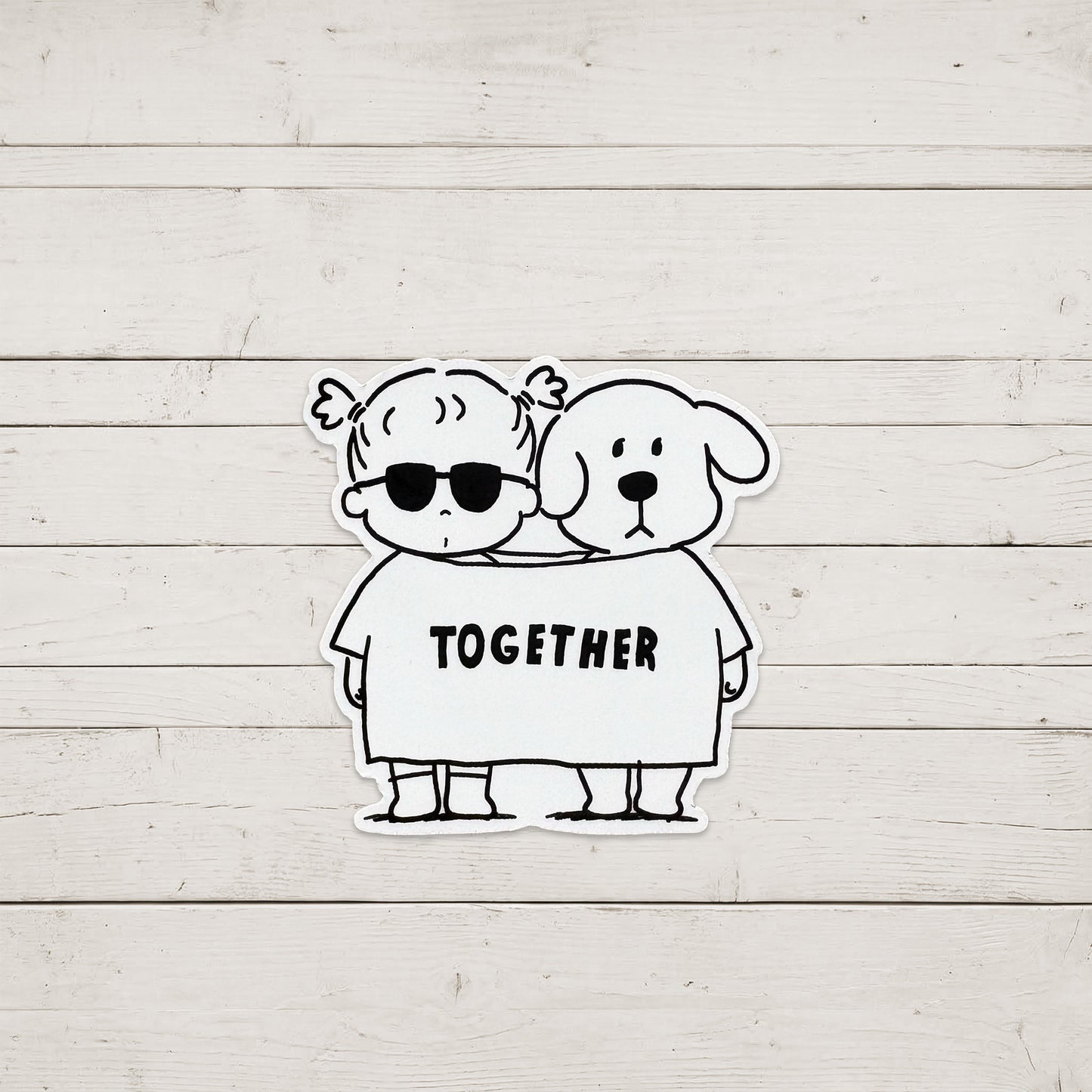 TOGETHER  ペアTシャツステッカー