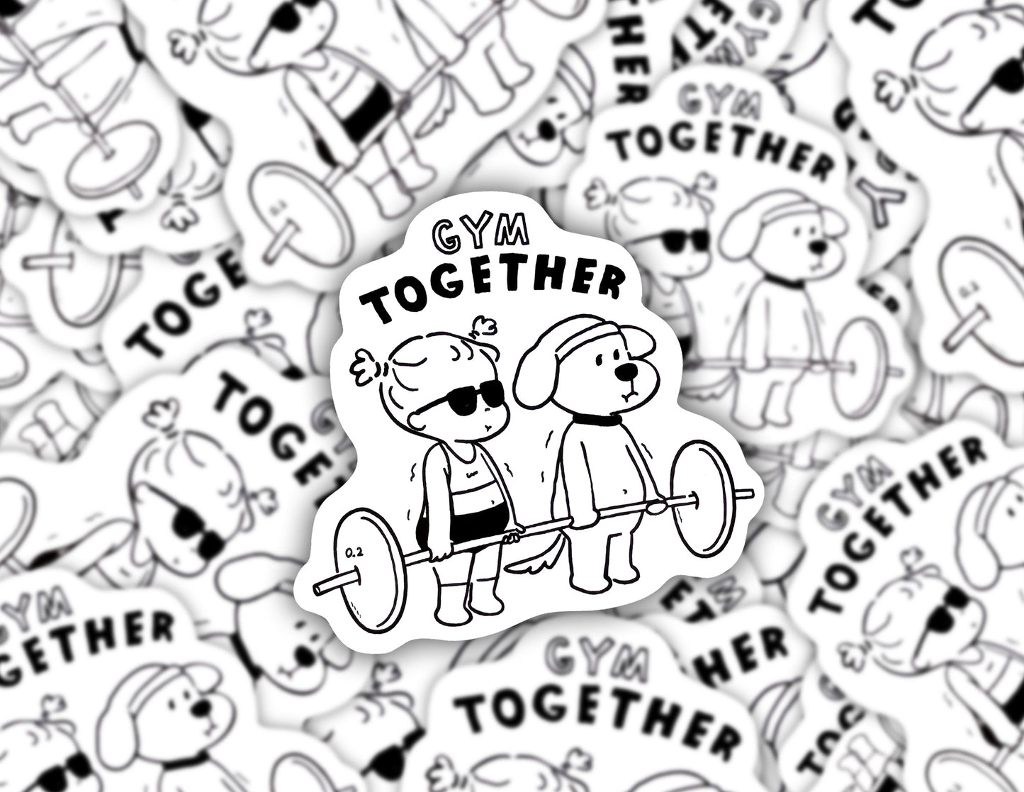 GYM TOGETHER デッドリフトステッカー