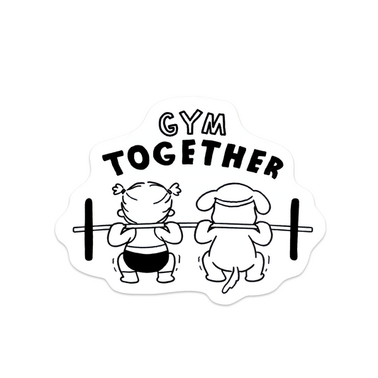 GYM TOGETHER スクワットステッカー