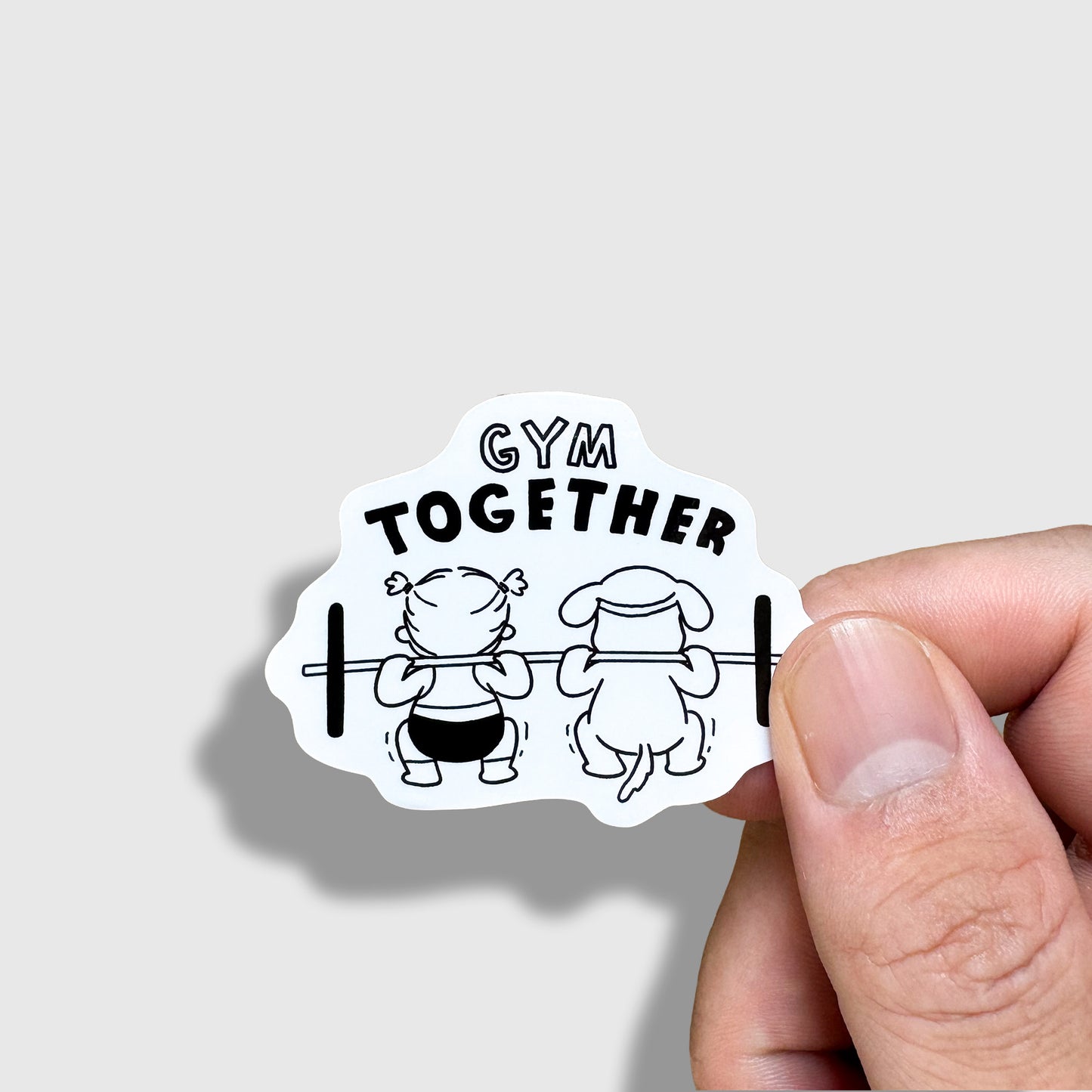 GYM TOGETHER スクワットステッカー