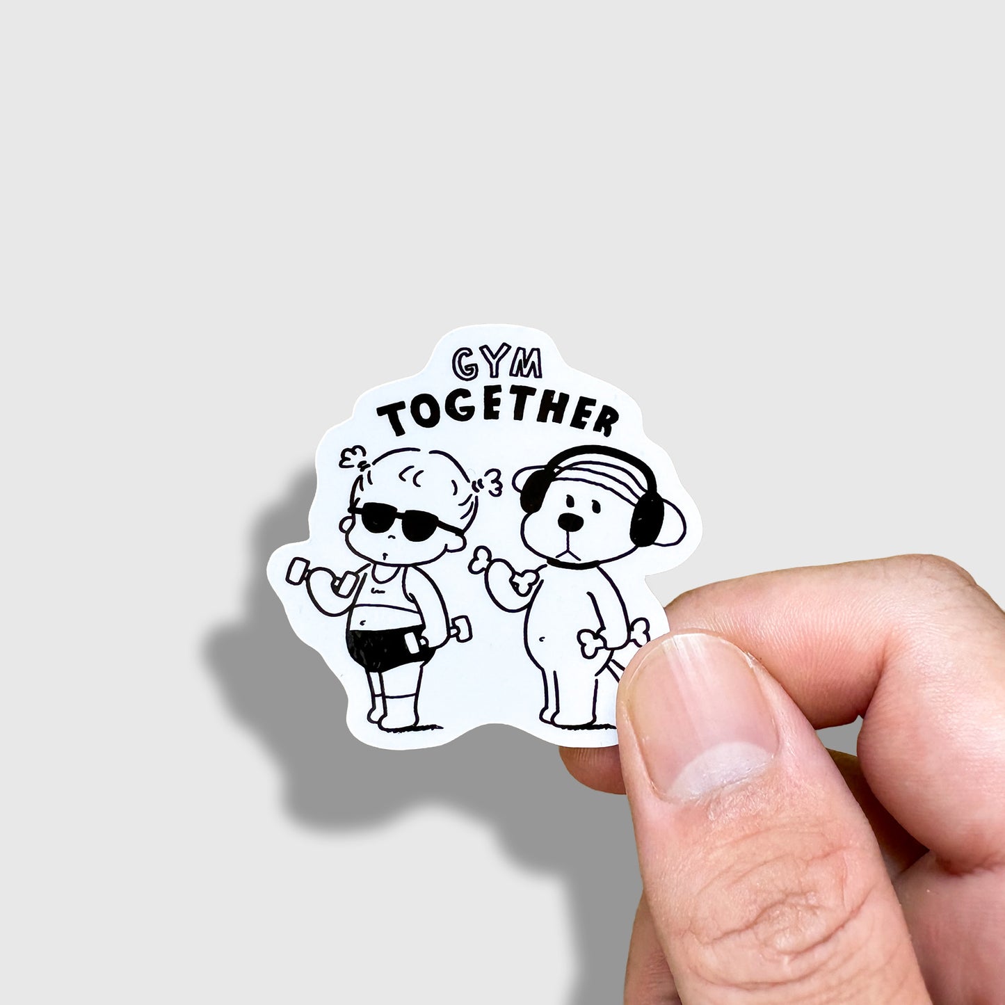 GYM TOGETHER  ダンベルステッカー