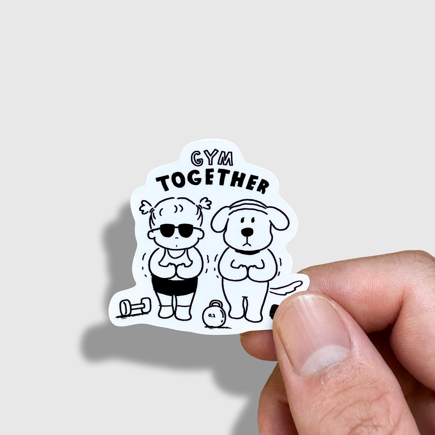 GYM TOGETHER マッスルポーズステッカー
