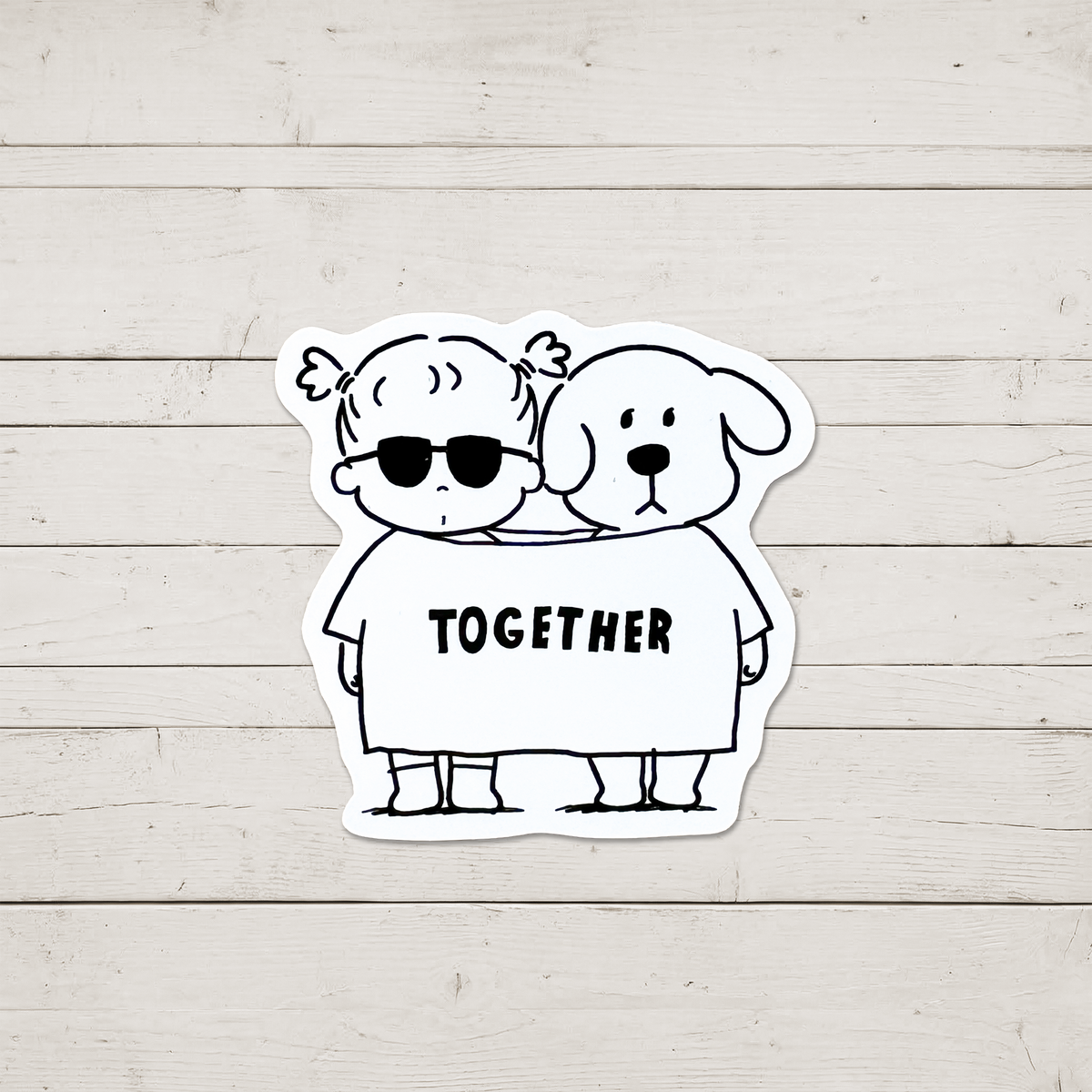 TOGETHER  ペアTシャツステッカー